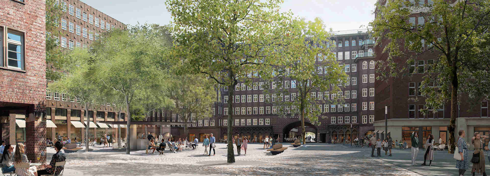 Ansicht Burchardplatz